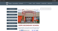 Desktop Screenshot of hopesecondary.com